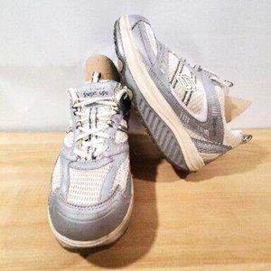 Skechers Shape Ups 11814 Gray Casual Walking Toning Shoes Sneakers Womens